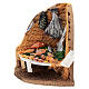 Fish corner stall for 12 cm Neapolitan Nativity Scene, cork, 15x15x10 cm s2