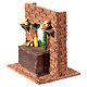 Banchetto limonaio sughero presepe 10 cm Napoli 15x15x10 cm s2