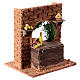 Banchetto limonaio sughero presepe 10 cm Napoli 15x15x10 cm s3