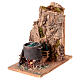 Scena bollitoio bottiglie vino presepe 12 cm Napoli 25x15x25 cm s3