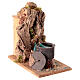 Scena bollitoio bottiglie vino presepe 12 cm Napoli 25x15x25 cm s4