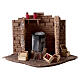 Scena bollitoio bottiglie vino presepe 12 cm Napoli 25x15x25 cm s1