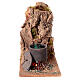 Nativity scene with kettle and wine bottles 12 cm Naples 25x15x25 cm s1