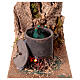 Nativity scene with kettle and wine bottles 12 cm Naples 25x15x25 cm s2