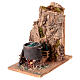 Nativity scene with kettle and wine bottles 12 cm Naples 25x15x25 cm s3