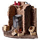 Nativity scene with kettle and wine bottles 12 cm Naples 25x15x25 cm s2