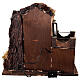 Borgo fontana portone presepe 10 cm Napoli 35x45x30 cm s7