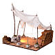 Arab tent for 20 cm Neapolitan Nativity Scene, illuminated, 50x50x40 cm s2