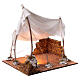 Neapolitan nativity scene Arab tent 20 cm illuminated 50x50x40 cm s3
