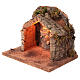 Neapolitan nativity scene cork stable 12-14 cm illuminated 25x35x25 cm s2