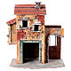 Cork and wooden houses, different models, 10 cm Neapolitan Nativity Scene, 30x25x15 cm s6
