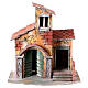 Cork and wooden houses, different models, 10 cm Neapolitan Nativity Scene, 30x25x15 cm s7