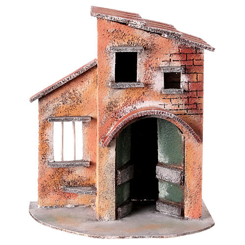 Casa surtida corcho madera belén napolitano 10 cm 30x25x15 cm 4