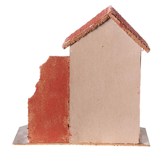 Casa assortita sughero legno presepe napoletano 10 cm 30x25x15 cm 8
