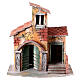 Casa assortita sughero legno presepe napoletano 10 cm 30x25x15 cm s7