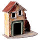 Assorted house cork wood Neapolitan nativity scene 10 cm 30x25x15 cm s3