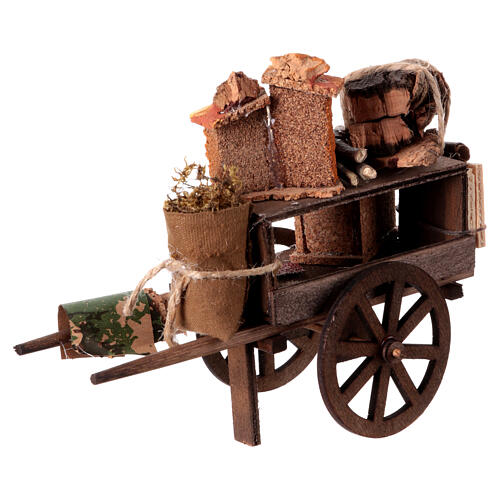 Cart of the cribs maker for 12-13 cm Neapolitan Nativity Scene, 15x20x10 cm 5