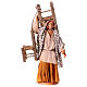 Woman carrying three chairs for 13 cm Neapolitan Nativity Scene s1