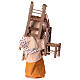 Woman carrying three chairs for 13 cm Neapolitan Nativity Scene s4