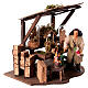 Presepista con scenetta con bimbo presepe napoletano 10 cm s4