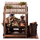 Presepista con scenetta con bimbo presepe napoletano 10 cm s5
