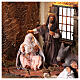 Stable with Nativity, 30x40x30 cm, for 13 cm Neapolitan Nativity Scene s4
