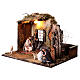 Nativity stable setting 30x40x30 cm Neapolitan nativity scene figurines 13 cm s5