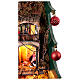 Presepe albero di Natale con palline 120x90x70 cm presepe 10 cm napoletano s9