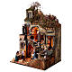 Village with double stairs for 13 cm Neapolitan Nativity Scene, 75x50x40 cm s3