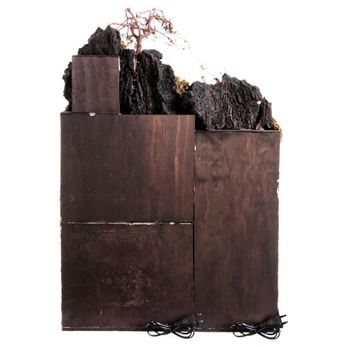 Ambientación 110x80x60 cm pueblo belén napolitano Natividad estatuas 13 cm 13