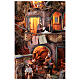 Ambientazione 110x80x60 cm borgo presepe napoletano Natività statuine 13 cm s6