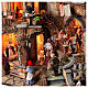 Ambientazione 110x80x60 cm borgo presepe napoletano Natività statuine 13 cm s8