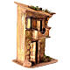 Maison crèche 8 cm avec arche Naples 25x15x10 cm bois liège s3