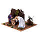Holy Family Neapolitan nativity scene setting animated 8 cm 10x20x20 cm s3