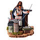 Fabbro presepe napoletano movimento 12 cm 15x15x10 cm s2
