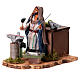Fabbro presepe napoletano movimento 12 cm 15x15x10 cm s3