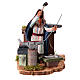 Fabbro presepe napoletano movimento 12 cm 15x15x10 cm s5