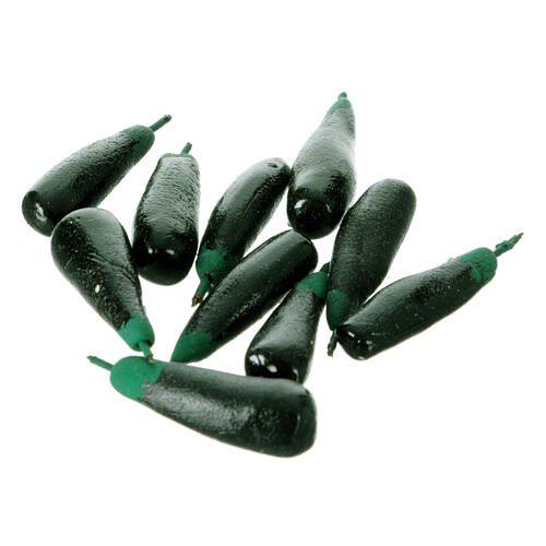Egglplants, set of 8, for Neapolitan Nativity Scene of 8-10 cm 3