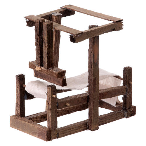Webstuhl, neapolitanische Krippe, für 10–12 cm Krippe – 10 × 5 × 10 cm 8