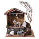 Frantoio con casa presepe napoletano 8 cm 20x20x20 cm s2