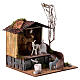 Oil mill with Neapolitan nativity scene house 8 cm 20x20x20 cm s6