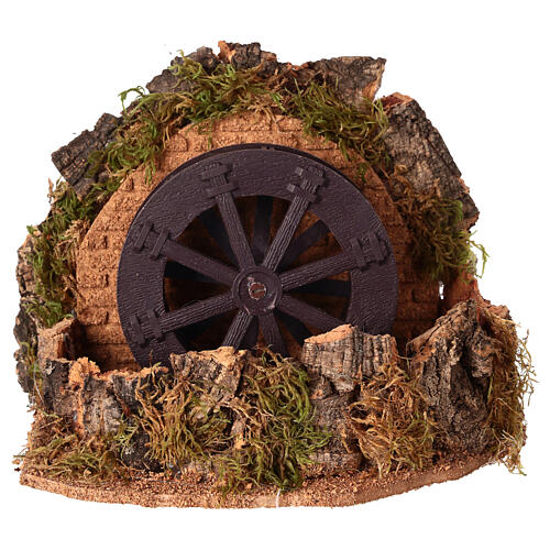 Watermill for 10-12 cm Neapolitan Nativity Scene, 20x20x10 cm 1