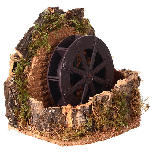 Watermill for 10-12 cm Neapolitan Nativity Scene, 20x20x10 cm 3