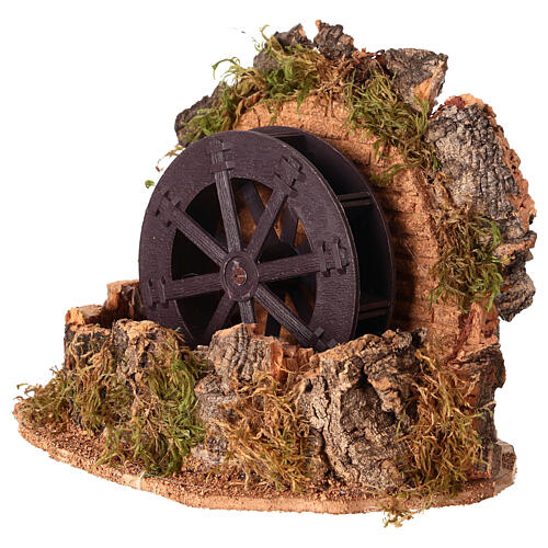 Watermill for 10-12 cm Neapolitan Nativity Scene, 20x20x10 cm 4