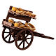 Cart with bread for 10-12 cm Neapolitan Nativity Scene, 10x5x15 cm s3