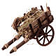 Carro fieno presepe napoletano 10-12 cm 10x5x15 cm s2