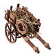 Neapolitan nativity hay wagon 10-12 cm 10x5x15 cm s3