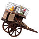 Carro galline presepe napoletano 10-12 cm 10x5x15 cm s4