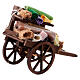 Cart with carpets for 10-12 cm Neapolitan Nativity Scene, 10x5x15 cm s3