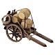 Cart with barrels, Neapolitan Nativity Scene of 10-12 cm, 10x5x15 cm s3